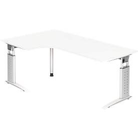 Hammerbacher Schreibtisch US82 200X120CM Weiß