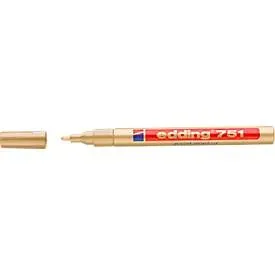 edding 751 Lackmarker Fein Rundspitze Gold