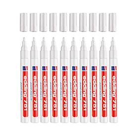EDDING Lackmarker 751, 1-2 mm, weiss, 10 Stück
