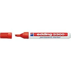EDDING Permanent Marker 3300 1-5mm 3300-2-10 rot 10 St&uuml;ck