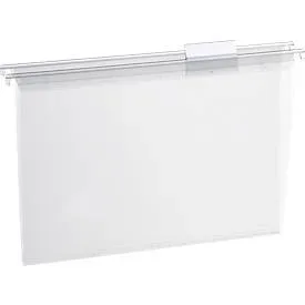 EICHNER Transparente Hängemappe, oben offen, Polypropylen, 15 Stück