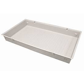 Einlegewanne für asecos Sicherheitsschränke der Q30, Q90 und S90 Serie, Polypropylen, grau, B 878 x T 500 x H 96 mm, 33,5 l