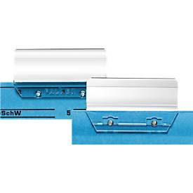 Einsteckschilder für Vollsichtreiter Alpha, B 60 x H 21 mm, 250 Stück