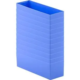 Einsatzkasten EK 6022 L, PP, blau, 10 Stück
