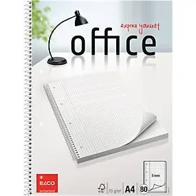ELCO Collegeblock Office, DIN A4, 5 mm kariert