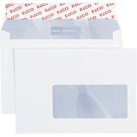 ELCO Couvert Premium m/Fenster C6 30696 100g, weiss 500 St&uuml;ck
