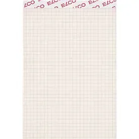 ELCO Notizblock, 4 mm kariert, DIN A5, 100 Blatt, grau