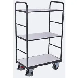 VARIOfit SW-600.258 ESD Etagenwagen Stahl pulverbeschichtet Traglast (max.): 250 kg Graphitgrau (RAL 7024)