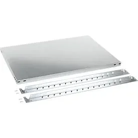 Fachboden für Grundregal/Anbauregal ORDO Industry, höhenverstellbar, Stärke 40 mm, Tragkraft bis 185 kg, B 1300 x T 800 x H 40 mm, Stahl verzinkt