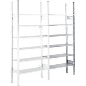 Fachbodenregal SSI Schäfer R3000, Anbauregal, B 1315 x T 400 mm, Fachlast 150 kg