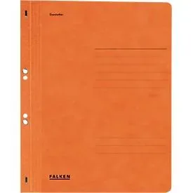 Falken Ösenhefter, DIN A4, ganzer Deckel, 1 Stück, orange