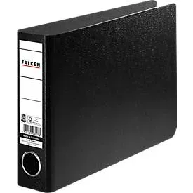 Falken Ordner 11285921 A5 50 mm Schwarz 2 Ringe