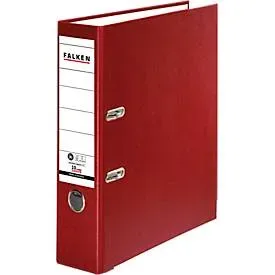 Falken Ordner A4 80 mm Rot 2 Ringe