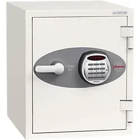 Phoenix Sicherheitssafe & Feuerschutztresor mit elektronischem Schloss FS1282E 25L 410 x 350 x 430 mm Weiss