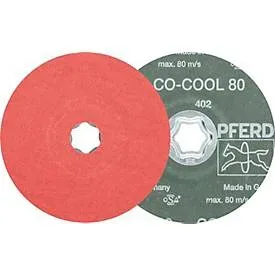 Fiberscheibe COMBICLICK CO-COOL D.115mm K.120 INOX/Alu.Keramikkorn
