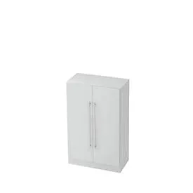 Hammerbacher Flügeltürenschrank 7550 Lichtgrau 800 x 420 x 1.270 mm