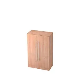 Flügeltürenschrank 3 OH, B 800 x T 420 x H 1270 mm, Nussbaum-Dekor