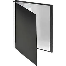 FolderSys PP-Sichtbuch, für DIN A5, 20 Sichthüllen, schwarz