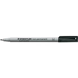 STAEDTLER Lumocolor Folienstifte Mittel Faserschreiber Schwarz 10 Stück