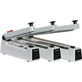 Folienschweissgerät ECO Sealer 300, für Folien mit Stärke bis 150 ?, Schweissnahtlänge 300 mm, Leistung 500 W, mit Abschneider, Metall, grau