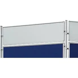 Franken Stellwandtafel ECO beidseitig Schreibtafel, Aluminiumrahmen, 1200x300 mm