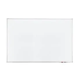 Franken Whiteboard X-tra! Line, Wandmontage im Hoch- & Querformat, weiss emailliert, antimikrobiell, Aluminiumrahmen, magnethaftend, Ablageschale, B 1800 x H 1200 mm, SC3805