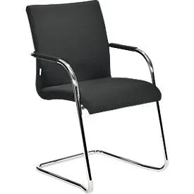 Freischwinger SSI Project SC8306, mit Armlehnen, gepolstert, stapelbar