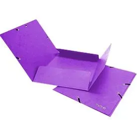 Biella Eckspannmappe A4 Karton violett