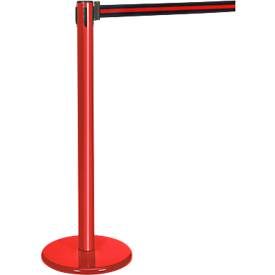 Gurtpfosten rot, Gurt schwarz/rot