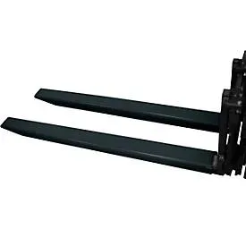 Gabelverlängerung, L 2000 x B 125 x 50 mm, schwarz