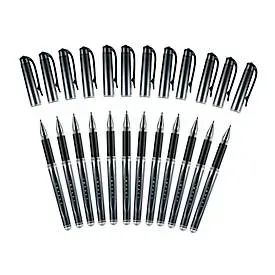 Gelroller Uni-ball Gel-IMPACT, schwarz, 12 Stück