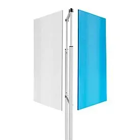 Gestell für Whiteboardsystem Skin, für Whiteboards Masse 1000 x 1500 mm, mit Rollen