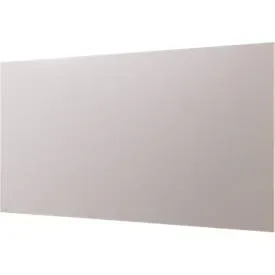 Glasboard Legamaster, mit 2 Magneten & 1 Glasboard Marker, B 2000 x T 4,4 x H 1000 mm, gehärtetes Sicherheitsglas, matt, warm grey
