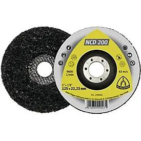 Grobreinigungsscheibe NCD 200 ?ò115xmm Bohr.22,23mm KLINGSPOR, 5 Stück