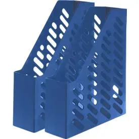 HAN Stehsammler, Breite 76 mm, Kunststoff, 2 Stück, blau