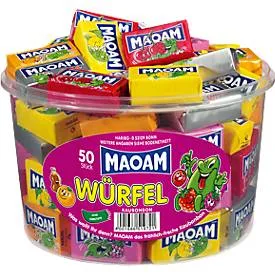 MAOAM Bloxx Frucht Dose 109400000966 50 x 22 g, 1.1 Kg