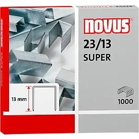 Novus NOVUS OFFICE 23/13 Heftklammern 042-0533 Stahl Silber 1000 Stück