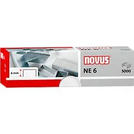 Novus NOVUS OFFICE 26/6 Heftklammern 042-0000 Stahl Silber 5000 Stück