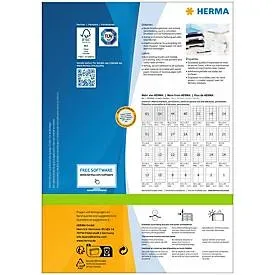 HERMA Etiketten PREMIUM 105x41mm 4475 weiss,perm. 1400 St./100 Bl.