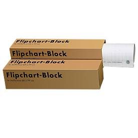 LANDRE Flipchartbl&ouml;cke blanko 20 Bl 10050588 80g, recycl, 68x99 cm 5 Stk.