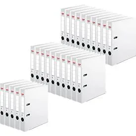 herlitz Ordner maX.file protect, DIN A4, Rückenbreite 50 mm, 25 Stück, weiss