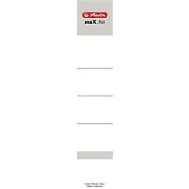 herlitz nature Rückenschild, Rückenbreite 50 mm, selbstklebend, 10 Stück