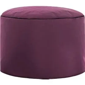 Hocker DotCom scuba®, für Sitzsack Swing, abwaschbar, Innenseite PVC-beschichtet, aubergine