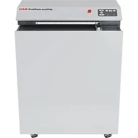 HSM Verpackungspolstermaschine ProfiPack ecoChip, mobil, 1870 W, 170 mm/s, ohne Adaptionssatz für die Absaugung, Metall