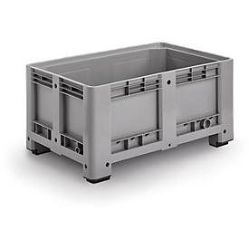 Palettenbox M, 1200x800x580 mm, geschlossen, mit 4 Füssen