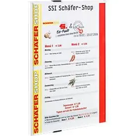 DURABLE Türschild Info Sign A3 480823 silber, aluminium 297x420mm