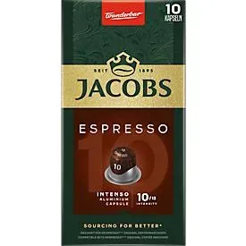 Jacobs Espresso 10 Intenso Kaffeekapseln 10 Stück à 5.2 g