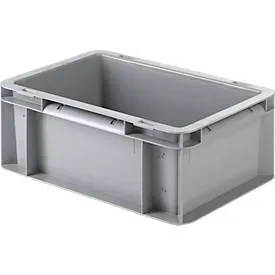 Kasten im EURO-Mass EF 3120, 4,2 l, L 300 x B 200 x H 120 mm, grau