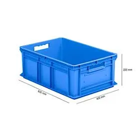 Kasten im EURO-Mass EF 6220, 43,5 l, blau