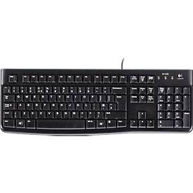 Logitech K120 USB QWERTZ Deutsch Schwarz Tastatur
